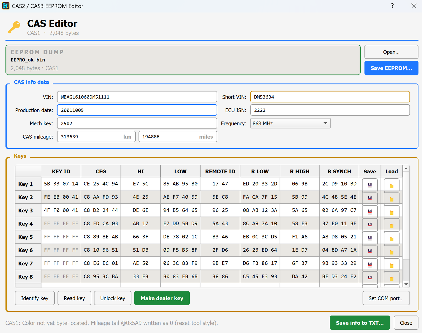 CAS1 Editor