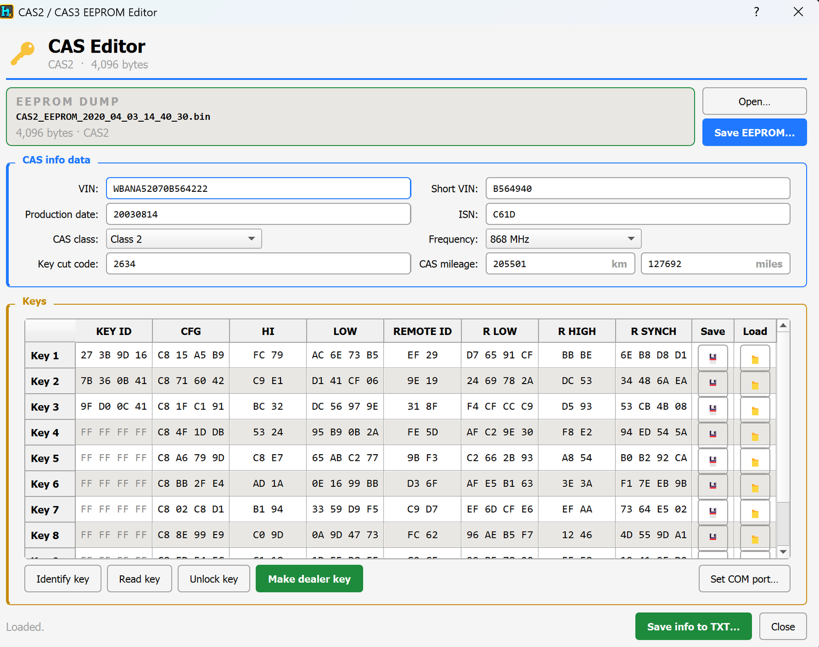CAS3 Editor (0L10Y)
